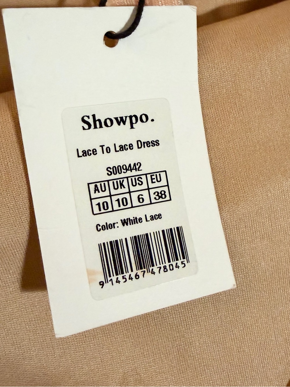 Showpo Lace To Lace Strapless White Lace Midi Dress NWT Size 6 - Picture 9 of 16